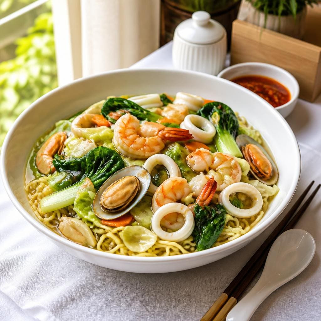 Bakmi Golek Bakmi Capcay Seafood